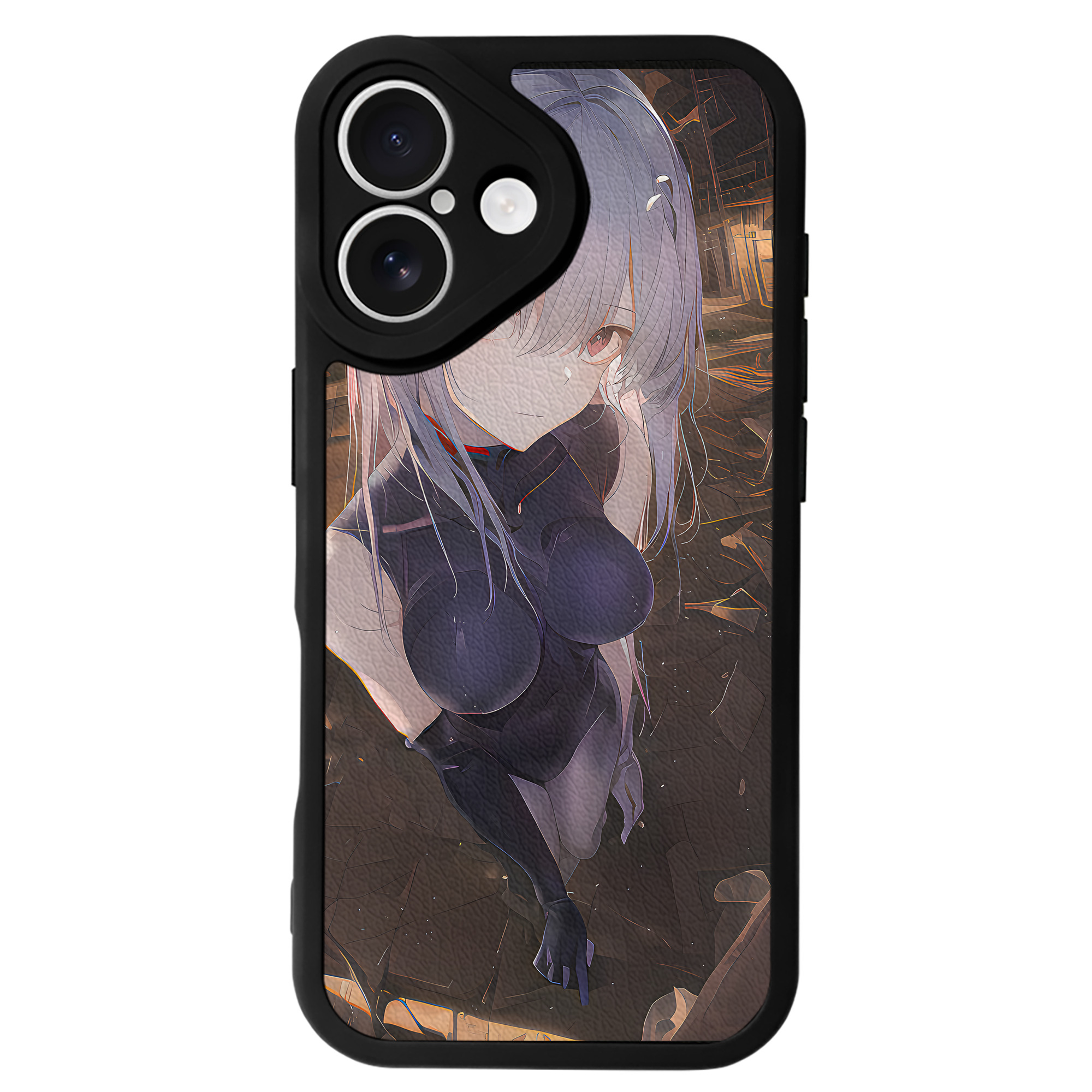 （画像用） EVA 新世紀エヴァンゲリオン 【iPhone 16シリーズ対応】シリコンスマホケース（レザー調） 材質：シリコン